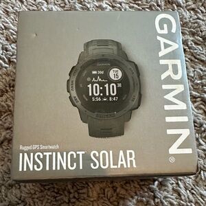 Garmin - Instinct Solar Smartwatch 45mm Fiber-Reinforced Polymer - Graphite  New